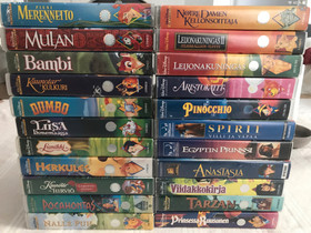 Disney VHS 22 kpl, Elokuvat, Kontiolahti, Tori.fi
