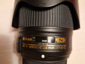 Nikon AF-S Nikkor 28mm f 1.8 G, Objektiivit, Kamerat ja valokuvaus, Jyväskylä, Tori.fi