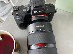 Sony a7iii ja Samyang 24-70 f2.8, Kamerat, Kamerat ja valokuvaus, Turku, Tori.fi Sony a7iii ja Samyang 24-70 f2.8, Kamerat, Kamerat ja valokuvaus, Turku, Tori.fi