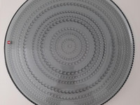 Iittala Kastehelmi harmaa iso lautanen
