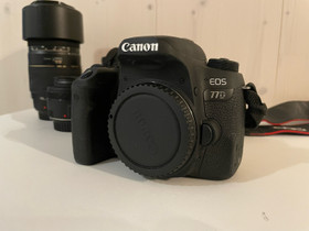 Canon EOS 77D + 4 objektiivia, Kamerat, Kamerat ja valokuvaus, Joensuu, Tori.fi
