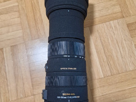 Sigma EOS 150-500mm f/5-6.3 APO DG OS HSM -objekti, Objektiivit, Kamerat ja valokuvaus, Kajaani, Tori.fi