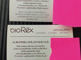 2kpl Biorexin lippuja, Keikat, konsertit ja tapahtumat, Matkat ja liput, Kajaani, Tori.fi 2kpl Biorexin lippuja, Keikat, konsertit ja tapahtumat, Matkat ja liput, Kajaani, Tori.fi
