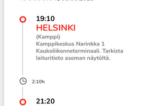 OnniBus matkalippu, Matkat, risteilyt ja lentoliput, Matkat ja liput, Hamina, Tori.fi