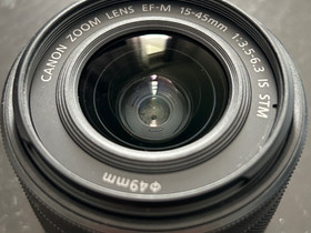 Canon EF-M 15-45mm 3.5-6.3 IS STM, Objektiivit, Kamerat ja valokuvaus, Tampere, Tori.fi Canon EF-M 15-45mm 3.5-6.3 IS STM, Objektiivit, Kamerat ja valokuvaus, Tampere, Tori.fi