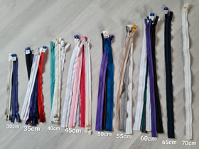 28kpl vetoketjuja, 30-70cm, Käsityöt, Kuopio, Tori.fi 28kpl vetoketjuja, 30-70cm, Käsityöt, Kuopio, Tori.fi