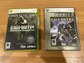Xbox 360 Call of Duty 2 & Call of Duty 4, Pelikonsolit ja pelaaminen, Viihde-elektroniikka, Oulu, Tori.fi Xbox 360 Call of Duty 2 & Call of Duty 4, Pelikonsolit ja pelaaminen, Viihde-elektroniikka, Oulu, Tori.fi