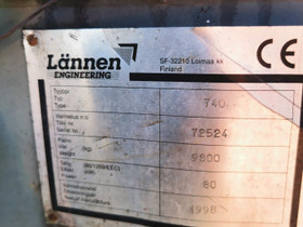 Lännen-kone 740, Kaivinkoneet ja maanrakennus, Kuljetuskalusto ja raskas kalusto, Pyhäranta, Tori.fi Lännen-kone 740, Kaivinkoneet ja maanrakennus, Kuljetuskalusto ja raskas kalusto, Pyhäranta, Tori.fi