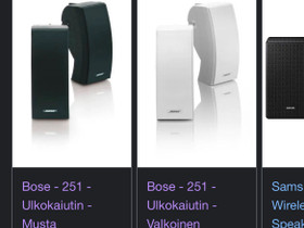 Bose 251 environmental speakers, Audio ja musiikkilaitteet, Viihde-elektroniikka, Lahti, Tori.fi