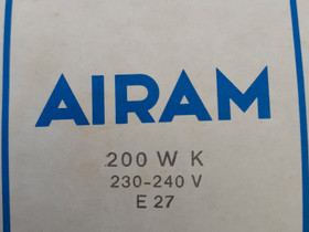 Airam lamput 200w, Muut kodinkoneet, Kodinkoneet, Laihia, Tori.fi Airam lamput 200w, Muut kodinkoneet, Kodinkoneet, Laihia, Tori.fi