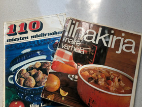 2 x ruokakirjat, Muut keittiötarvikkeet, Keittiötarvikkeet ja astiat, Pirkkala, Tori.fi