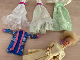 Retro Barbie ja vaatteita, Lelut ja pelit, Lastentarvikkeet ja lelut, Hämeenlinna, Tori.fi