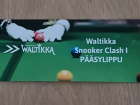 Waltikka Snooker Clash I, 16.6.2023, Keikat, konsertit ja tapahtumat, Matkat ja liput, Lahti, Tori.fi Waltikka Snooker Clash I, 16.6.2023, Keikat, konsertit ja tapahtumat, Matkat ja liput, Lahti, Tori.fi