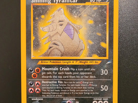 Pokemon harvinainen Shining Tyranitar Holo, Muu keräily, Keräily, Espoo, Tori.fi Pokemon harvinainen Shining Tyranitar Holo, Muu keräily, Keräily, Espoo, Tori.fi