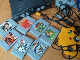 Nintendo 64, Pelikonsolit ja pelaaminen, Viihde-elektroniikka, Kotka, Tori.fi