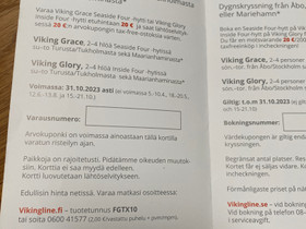 Viking Line risteily arvokuponki, Matkat, risteilyt ja lentoliput, Matkat ja liput, Naantali, Tori.fi