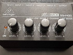 Behringer Micromix mx400 mikseri, Kitarat, bassot ja vahvistimet, Musiikki ja soittimet, Helsinki, Tori.fi Behringer Micromix mx400 mikseri, Kitarat, bassot ja vahvistimet, Musiikki ja soittimet, Helsinki, Tori.fi