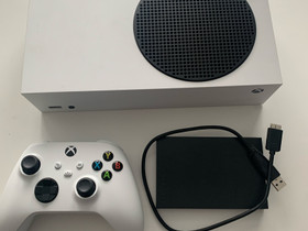 Xbox Series S ja lisätarvikkeet., Pelikonsolit ja pelaaminen, Viihde-elektroniikka, Mustasaari, Tori.fi