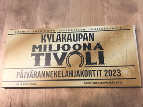 Kyläkaupan miljoonativoli päiväranneke, Keikat, konsertit ja tapahtumat, Matkat ja liput, Tampere, Tori.fi Kyläkaupan miljoonativoli päiväranneke, Keikat, konsertit ja tapahtumat, Matkat ja liput, Tampere, Tori.fi