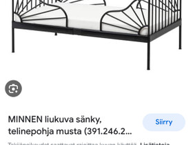 Musta minnen sänky, Tuolit, sängyt ja kalusteet, Lastentarvikkeet ja lelut, Lappeenranta, Tori.fi Musta minnen sänky, Tuolit, sängyt ja kalusteet, Lastentarvikkeet ja lelut, Lappeenranta, Tori.fi