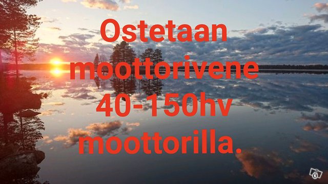 Tarjoa moottorivenettäsi