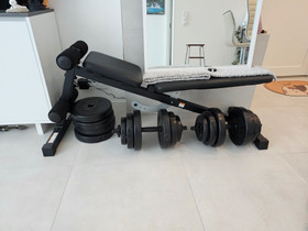 Säädettävä penkki ja käsipainot, Kuntoilu ja fitness, Urheilu ja ulkoilu, Joensuu, Tori.fi Säädettävä penkki ja käsipainot, Kuntoilu ja fitness, Urheilu ja ulkoilu, Joensuu, Tori.fi