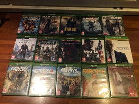 Xbox one pelejä, Pelikonsolit ja pelaaminen, Viihde-elektroniikka, Sotkamo, Tori.fi