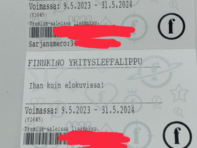 Finkkino-/Leffaliput, Keikat, konsertit ja tapahtumat, Matkat ja liput, Espoo, Tori.fi