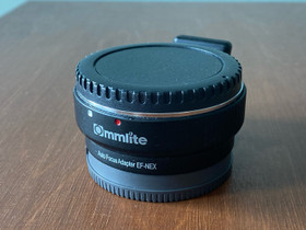 Commlite auto-focus mount adapter Canon EF -Sony, Valokuvaustarvikkeet, Kamerat ja valokuvaus, Lappeenranta, Tori.fi