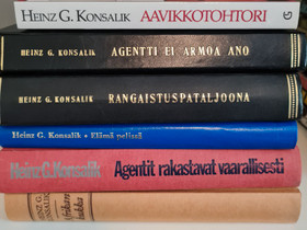 Heinz G. Konsalik 6 kpl, Kaunokirjallisuus, Kirjat ja lehdet, Kouvola, Tori.fi