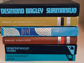 Desmond Bagley 6 kpl, Kaunokirjallisuus, Kirjat ja lehdet, Kouvola, Tori.fi Desmond Bagley 6 kpl, Kaunokirjallisuus, Kirjat ja lehdet, Kouvola, Tori.fi