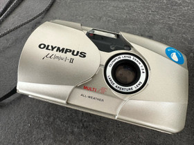 Olympus Mju-II -kamera + laukku, Kamerat, Kamerat ja valokuvaus, Espoo, Tori.fi