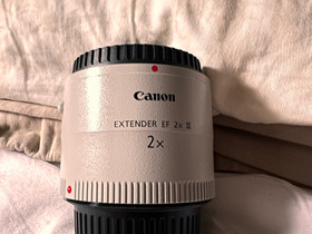 Canon EF 2x Extender, Valokuvaustarvikkeet, Kamerat ja valokuvaus, Espoo, Tori.fi