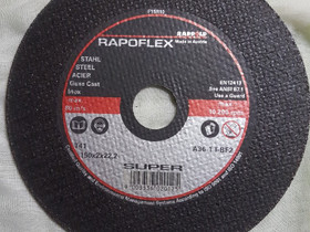 Katkaisulaikka Rapoflex Super, 45kpl, teräkselle, Muu rakentaminen ja remontointi, Rakennustarvikkeet ja työkalut, Nokia, Tori.fi Katkaisulaikka Rapoflex Super, 45kpl, teräkselle, Muu rakentaminen ja remontointi, Rakennustarvikkeet ja työkalut, Nokia, Tori.fi
