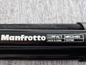 Manfrotto Compact Action kamerajalusta, Valokuvaustarvikkeet, Kamerat ja valokuvaus, Lohja, Tori.fi