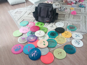 Frisbee golf kiekot ja reppu., Pelit ja muut harrastukset, Lapua, Tori.fi Frisbee golf kiekot ja reppu., Pelit ja muut harrastukset, Lapua, Tori.fi