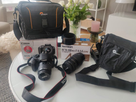 Canon EOS 1200 D + Tamron Af70-300 objektiivi, Kamerat, Kamerat ja valokuvaus, Kajaani, Tori.fi Canon EOS 1200 D + Tamron Af70-300 objektiivi, Kamerat, Kamerat ja valokuvaus, Kajaani, Tori.fi