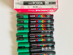 12kpl Posca PC-5M maalikynä tussia Vihreä, Käsityöt, Jyväskylä, Tori.fi 12kpl Posca PC-5M maalikynä tussia Vihreä, Käsityöt, Jyväskylä, Tori.fi