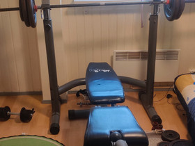 IronBody punttipenkki, tanko sekä painot, Kuntoilu ja fitness, Urheilu ja ulkoilu, Tuusula, Tori.fi IronBody punttipenkki, tanko sekä painot, Kuntoilu ja fitness, Urheilu ja ulkoilu, Tuusula, Tori.fi