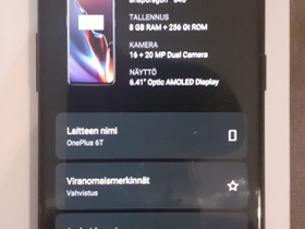 OnePlus 6T 8gb Ram ja 256gt Rom, Puhelimet, Puhelimet ja tarvikkeet, Kangasala, Tori.fi