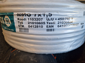 MMO 7x1.5, Sähkötarvikkeet, Rakennustarvikkeet ja työkalut, Pori, Tori.fi MMO 7x1.5, Sähkötarvikkeet, Rakennustarvikkeet ja työkalut, Pori, Tori.fi