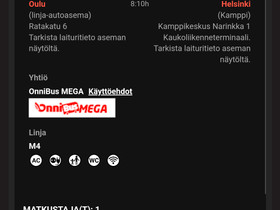 Onnibus 8.6. Oulu-Helsinki, Matkat, risteilyt ja lentoliput, Matkat ja liput, Oulu, Tori.fi Onnibus 8.6. Oulu-Helsinki, Matkat, risteilyt ja lentoliput, Matkat ja liput, Oulu, Tori.fi