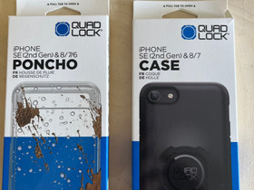 Quad lock iphone SE (2nd gen) case and poncho, Puhelintarvikkeet, Puhelimet ja tarvikkeet, Sipoo, Tori.fi
