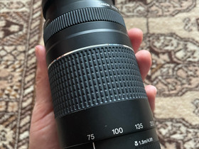 VARATTU Canon EF 75-300mm f4-5.6 objektiivi, Objektiivit, Kamerat ja valokuvaus, Lahti, Tori.fi VARATTU Canon EF 75-300mm f4-5.6 objektiivi, Objektiivit, Kamerat ja valokuvaus, Lahti, Tori.fi