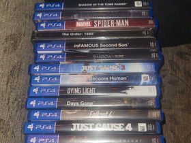 Ps4 pelejä, Pelikonsolit ja pelaaminen, Viihde-elektroniikka, Lahti, Tori.fi Ps4 pelejä, Pelikonsolit ja pelaaminen, Viihde-elektroniikka, Lahti, Tori.fi