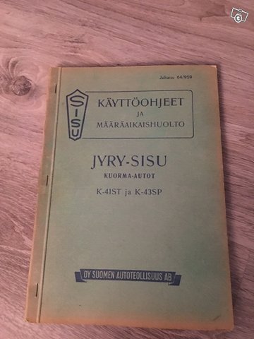 Jyry Sisu käyttö ja huolto-ohje kirja