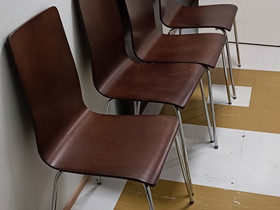 4 ruskeaa ruokapöydän tuolia, Pöydät ja tuolit, Sisustus ja huonekalut, Heinola, Tori.fi