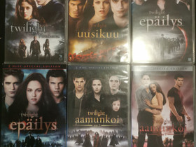 Twilight complete saga 8 DVD, Elokuvat, Kotka, Tori.fi