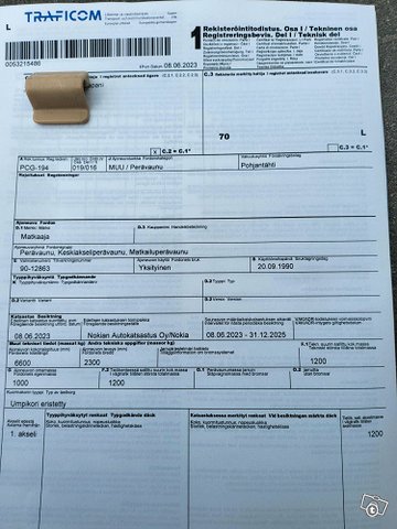 Juuri katsastettu Matkaaja 7000, kuva 1