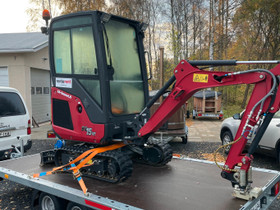 Minikaivinkone 1600kg Yanmar SV15, Oulu/ Toppila, Kaivinkoneet ja maanrakennus, Kuljetuskalusto ja raskas kalusto, Oulu, Tori.fi